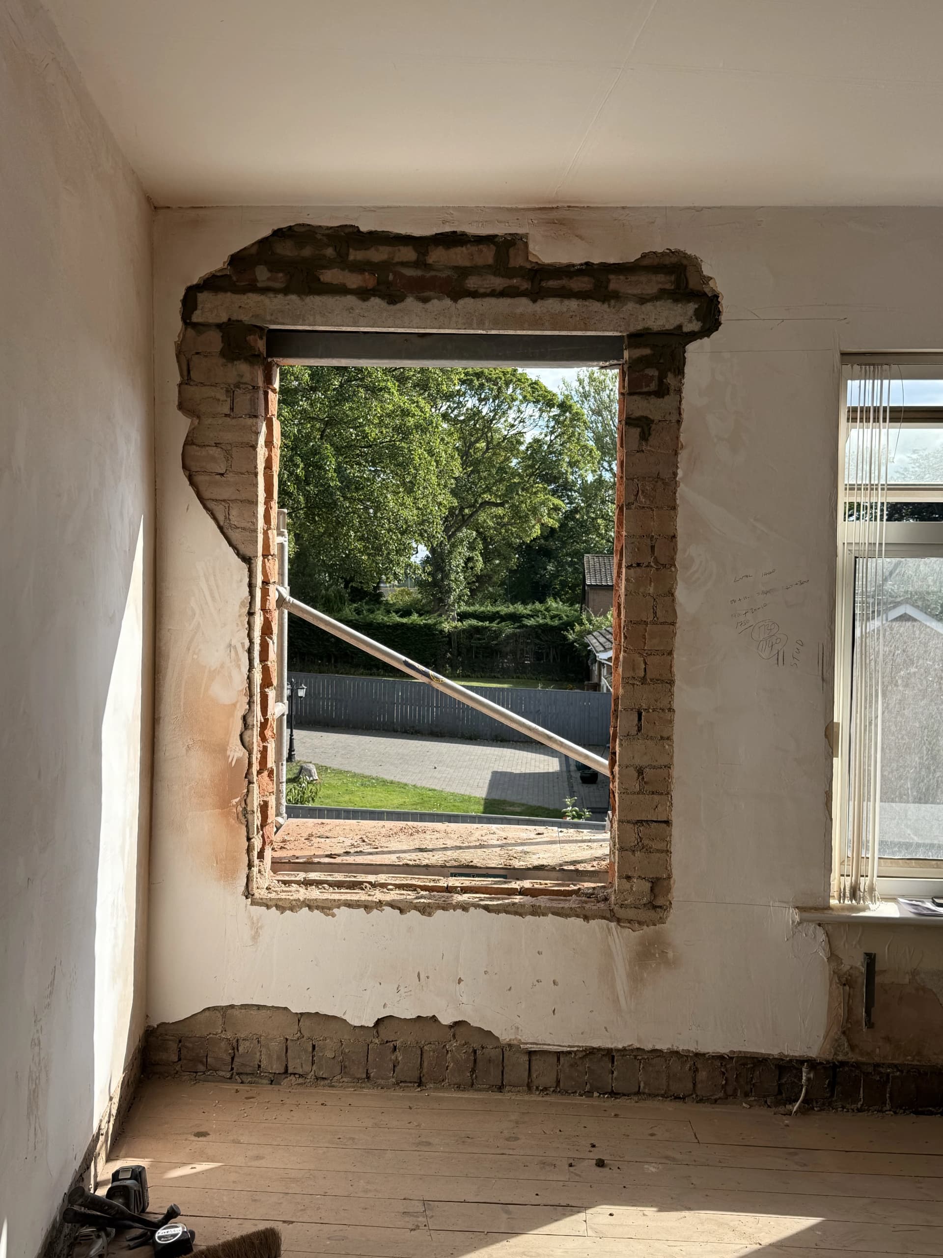 New window opening installation